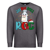 Charcoal Heather jingle bell roc Premium Sweatshirt - MaliasSmallBusiness