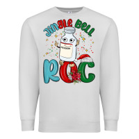 Dove Grey jingle bell roc Premium Sweatshirt - MaliasSmallBusiness