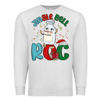 Oatmeal Heather jingle bell roc Premium Sweatshirt - MaliasSmallBusiness