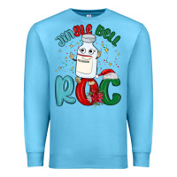 Ocean Blue jingle bell roc Premium Sweatshirt - MaliasSmallBusiness