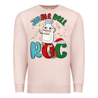 Pale Pink jingle bell roc Premium Sweatshirt - MaliasSmallBusiness