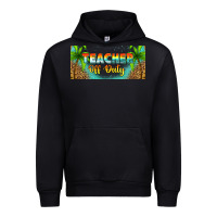 Black western teacher off duty 16oz libbey glass Urban Hoodie - HRA Design Shop