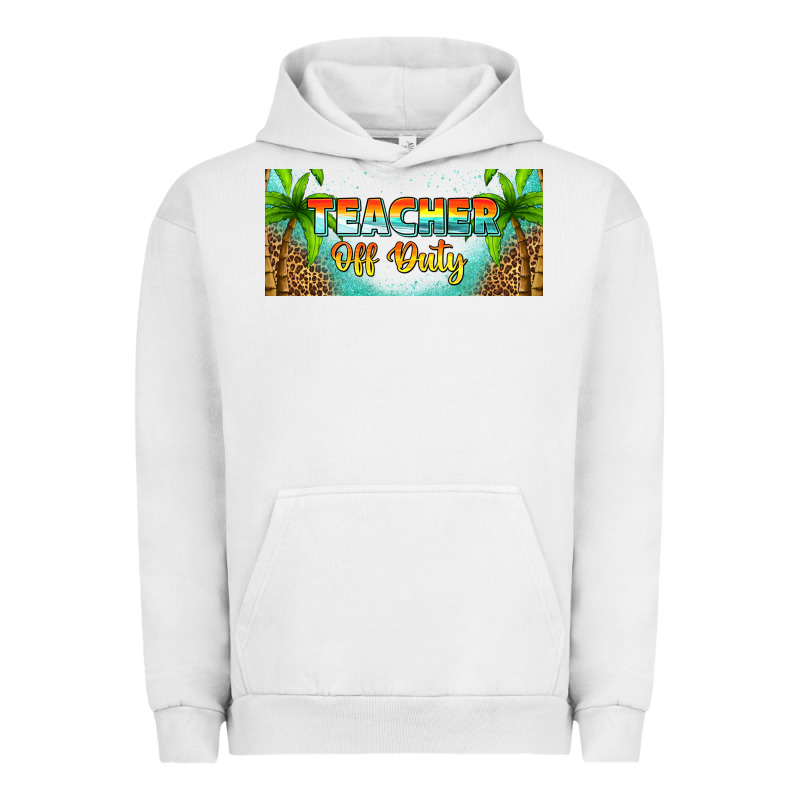 Western Teacher Off Duty 16oz Libbey Glass Urban Hoodie by HRA Design Shop | Teevron