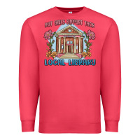 Cardinal hot girls support their local library Premium Sweatshirt - MaliasSmallBusiness