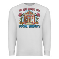 Dove Grey hot girls support their local library Premium Sweatshirt - MaliasSmallBusiness