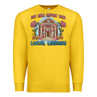 Lemon hot girls support their local library Premium Sweatshirt - MaliasSmallBusiness