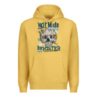 Antique Gold not made for winter skull Premium Hoodie - FaDigitalArtStudio