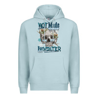 Blue Mist not made for winter skull Premium Hoodie - FaDigitalArtStudio