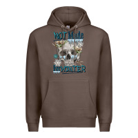 Coffee not made for winter skull Premium Hoodie - FaDigitalArtStudio