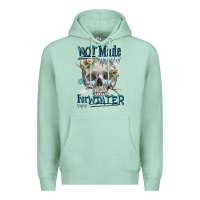 Seafoam not made for winter skull Premium Hoodie - FaDigitalArtStudio