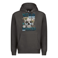 Smoke not made for winter skull Premium Hoodie - FaDigitalArtStudio