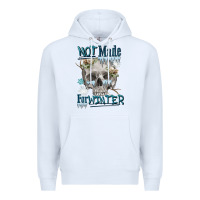 White not made for winter skull Premium Hoodie - FaDigitalArtStudio