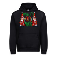 Foreset Green Naughty or nice christmas elfs Urban Hoodie - FaDigitalArtStudio