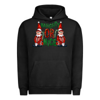 Pigment Black Naughty or nice christmas elfs Urban Hoodie - FaDigitalArtStudio