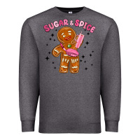 Charcoal Heather sugar and spice Premium Sweatshirt - MaliasSmallBusiness