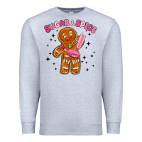 Heather Grey sugar and spice Premium Sweatshirt - MaliasSmallBusiness