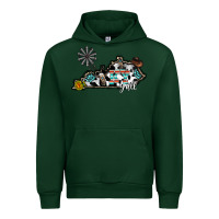 Forest Green ky yall western Urban Hoodie - CowhideDigitalArt