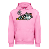 Fuchsia Pink ky yall western Urban Hoodie - CowhideDigitalArt