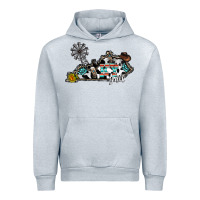 Heather Grey ky yall western Urban Hoodie - CowhideDigitalArt