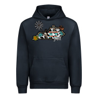 Navy ky yall western Urban Hoodie - CowhideDigitalArt