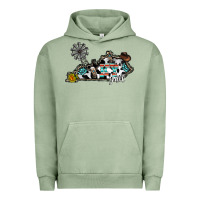 Pigment Oil Green ky yall western Urban Hoodie - CowhideDigitalArt