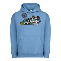 Pigment Pebble Blue ky yall western Urban Hoodie - CowhideDigitalArt