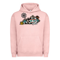 Pigment Salmon ky yall western Urban Hoodie - CowhideDigitalArt