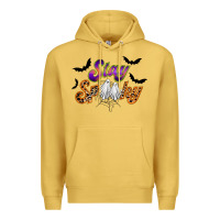 Antique Gold stay spooky Premium Hoodie - RacoonDesign
