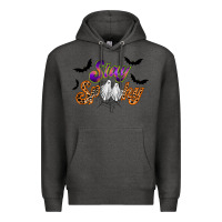 Charcoal Heather stay spooky Premium Hoodie - RacoonDesign