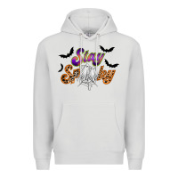 Dove Grey stay spooky Premium Hoodie - RacoonDesign