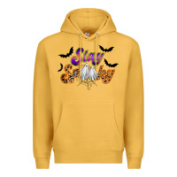 Mustard stay spooky Premium Hoodie - RacoonDesign