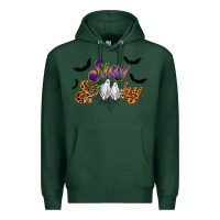 Sports Green stay spooky Premium Hoodie - RacoonDesign