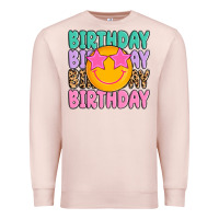 Pale Pink birthday Premium Sweatshirt - MaliasSmallBusiness