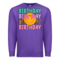 Purple birthday Premium Sweatshirt - MaliasSmallBusiness