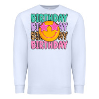 White birthday Premium Sweatshirt - MaliasSmallBusiness
