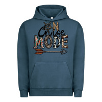 Pigment Midnight Navy on cruise mode Urban Hoodie - CowhideDigitalArt