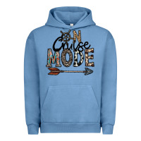 Pigment Pebble Blue on cruise mode Urban Hoodie - CowhideDigitalArt
