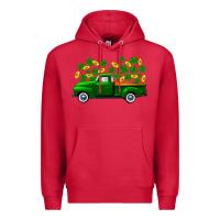 St Patricks Shamrock Gold Truck Premium Hoodie | Teevron