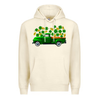 Sandshell st patricks shamrock gold truck Premium Hoodie - FaDigitalArtStudio