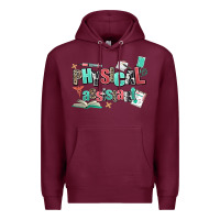 Burgundy physical assistant Premium Hoodie - AdoDesignShop