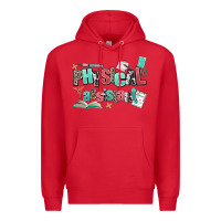 Red physical assistant Premium Hoodie - AdoDesignShop