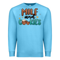 Ocean Blue milf and cookies Premium Sweatshirt - MaliasSmallBusiness