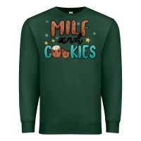 Sports Green milf and cookies Premium Sweatshirt - MaliasSmallBusiness