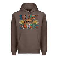 Coffee support local farmers Premium Hoodie - RacoonDesign