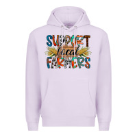 Lilac support local farmers Premium Hoodie - RacoonDesign