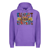 Purple support local farmers Premium Hoodie - RacoonDesign
