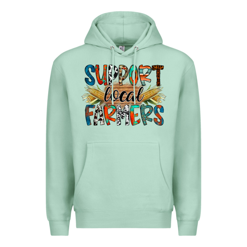 Support Local Farmers Premium Hoodie by RacoonDesign | Teevron