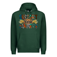 Sports Green support local farmers Premium Hoodie - RacoonDesign