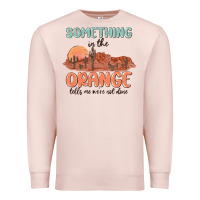 Pale Pink something in the orange Premium Sweatshirt - MaliasSmallBusiness