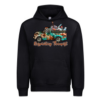 Black respiratory therapist truck Urban Hoodie - RacoonDesign
